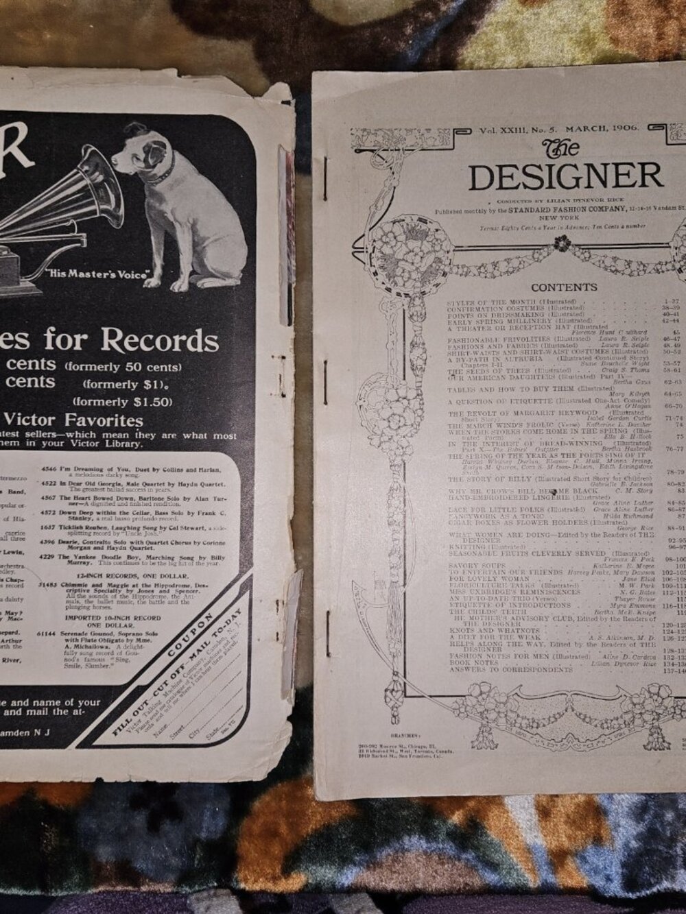 MARCH 1906 DESIGNER MAGAZINE BOOK NEWS INSTRUCTIONS CORSETS ANTIQUE SEWING - Picture 3 of 9